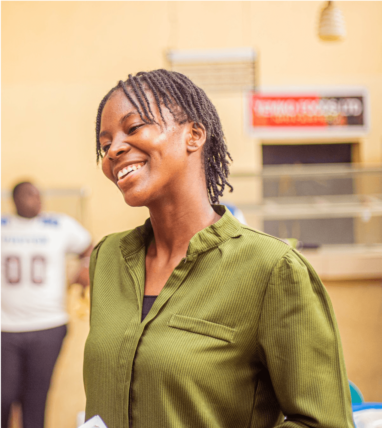 Mountain University Female Student smiling