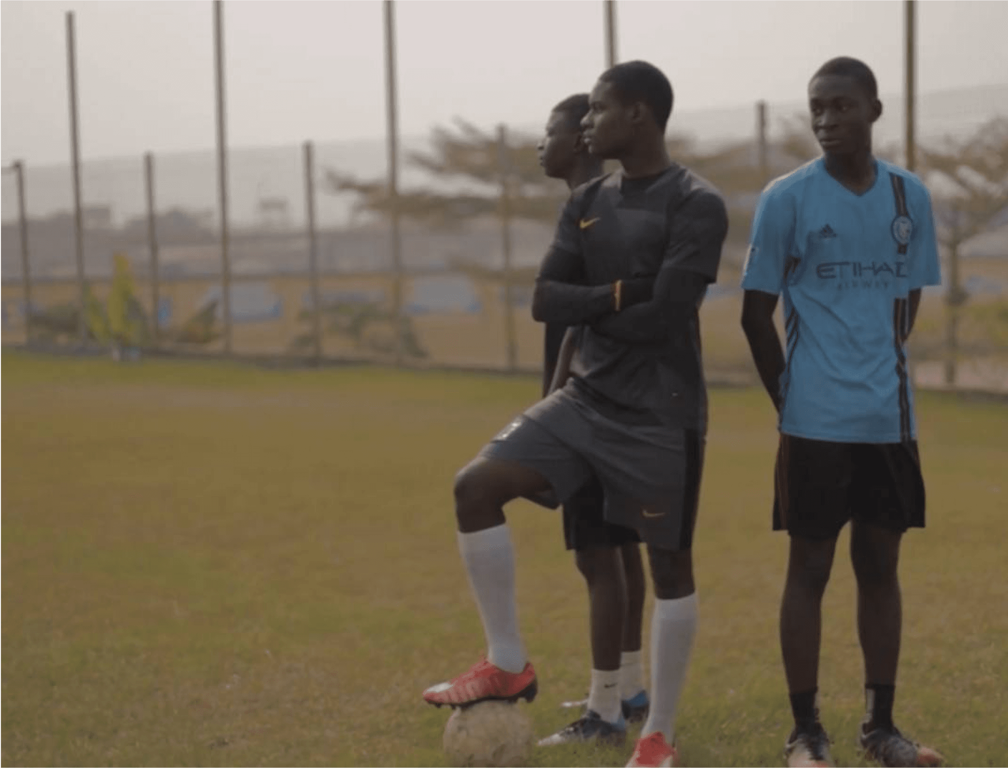 Mountain Top University Students playing Soccer