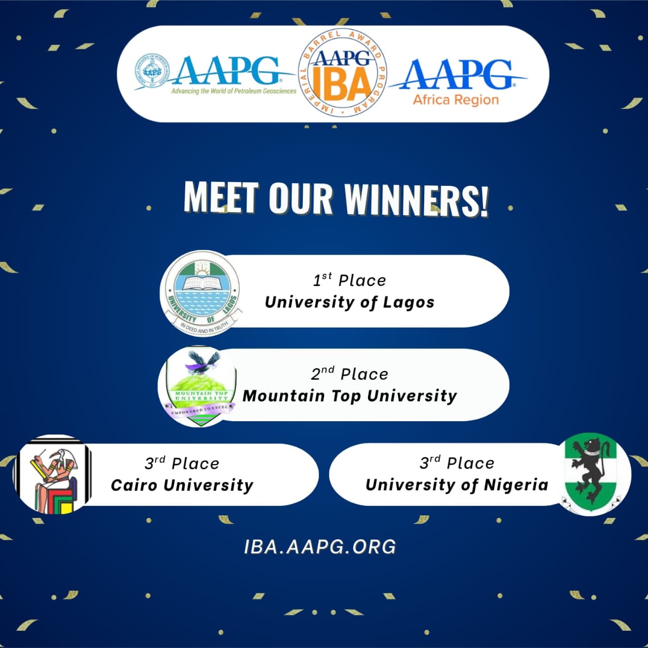 Mountain Top University Participates in 2026 AAPG Imperial Barrel Award Competition, Emerges Second in Africa