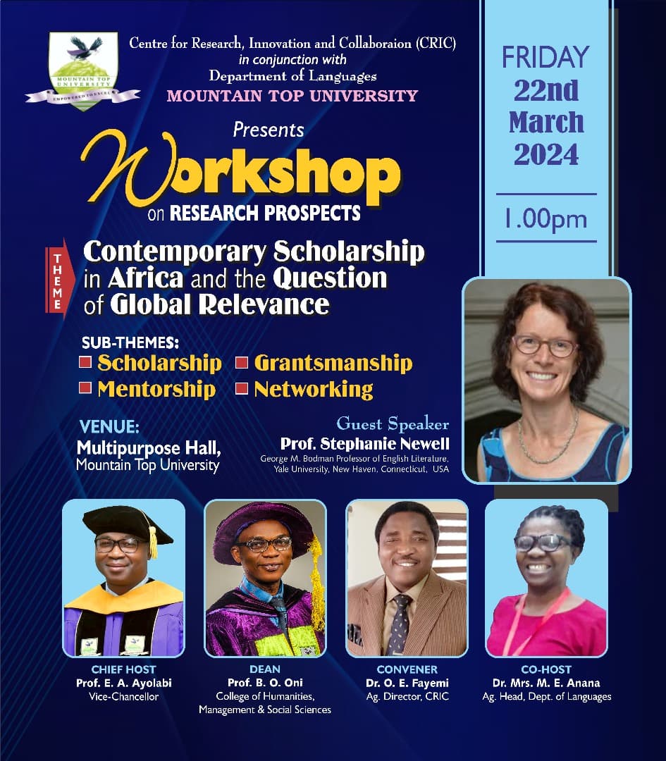Workshop on Research Prospects