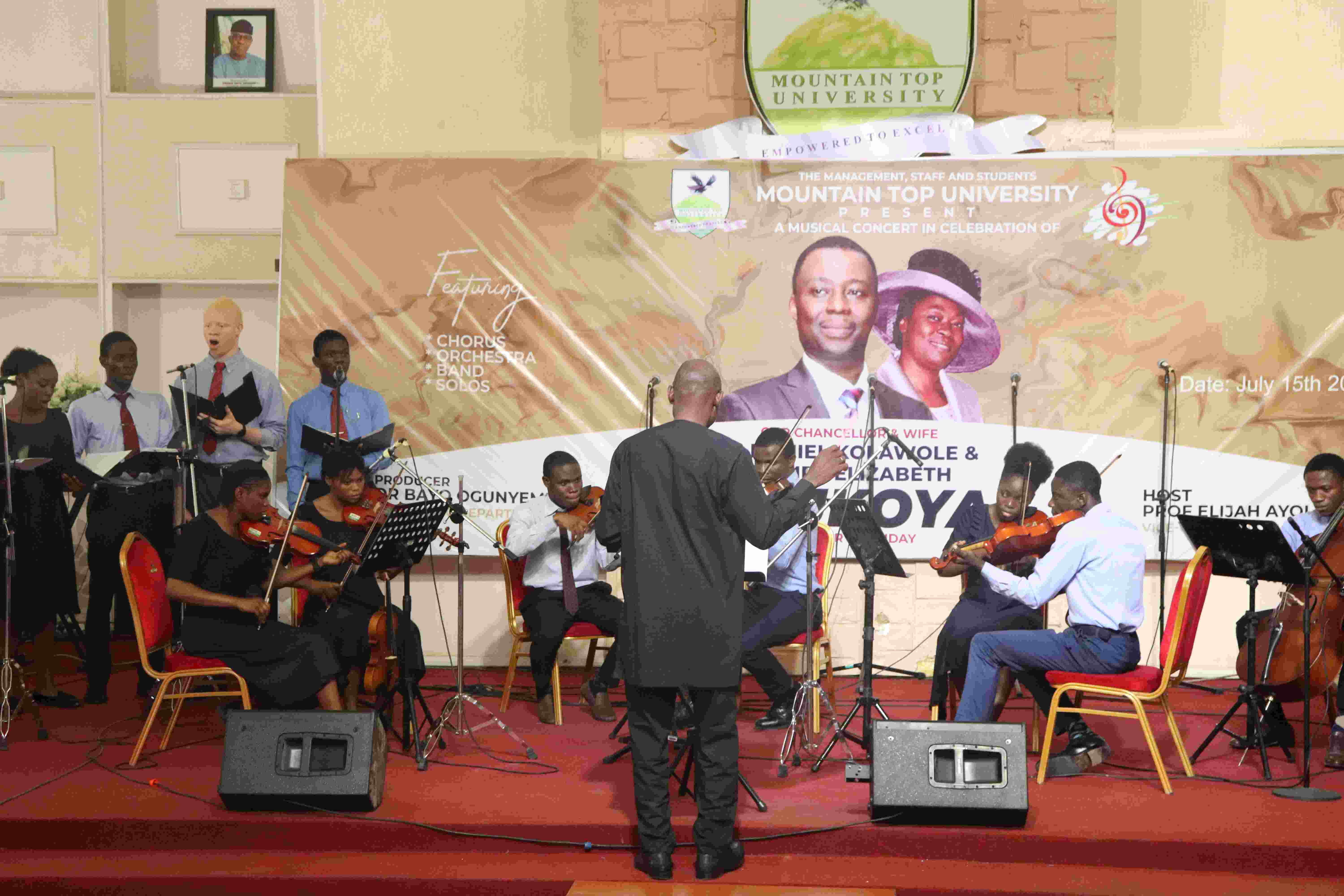 Excitement as Mountain Top University Holds a Musical Concert.